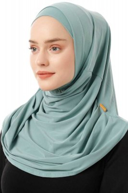 Mint Amira 2 pieces Hijab  Mint Amira 2 pieces Hijab