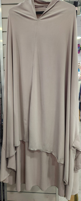 light Grey Sleeves Lecra Jelbab light Grey Sleeves Lecra Jelbab