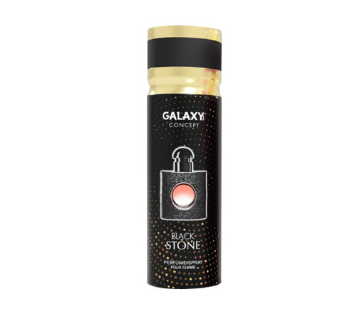 BLACK STONE(Galaxy) Body Spray- Inspired By Black Opium 200Ml BLACK STONE(Galaxy) Body Spray- Inspired By Black Opium 200Ml