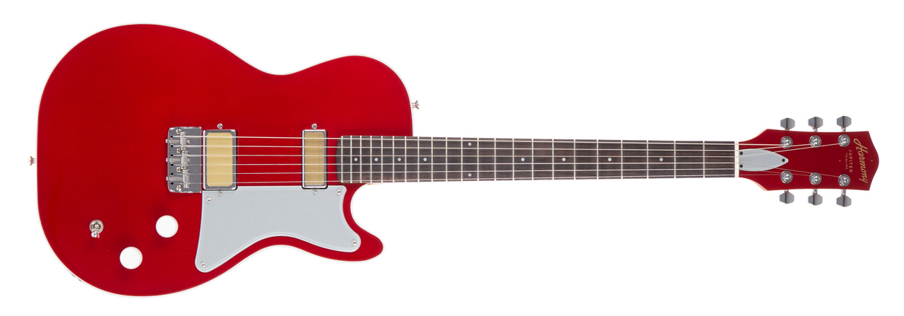 Harmony Jupiter Thinline Semi-Hollowbody Electric Guitar Cherry