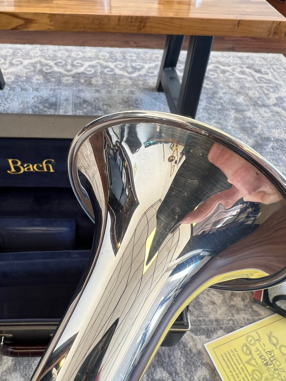 Bach 180S43 Bb Trumpet Silver w/ Bob Reeves Valve Alignment