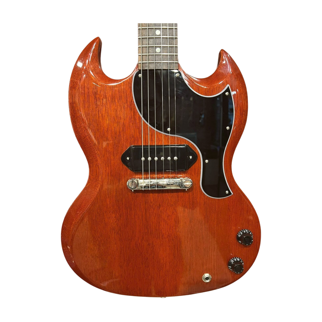 ギター Gibson SG jr Gibson SG Junior Electric Guitar Cherry 2021 - Edmond Music