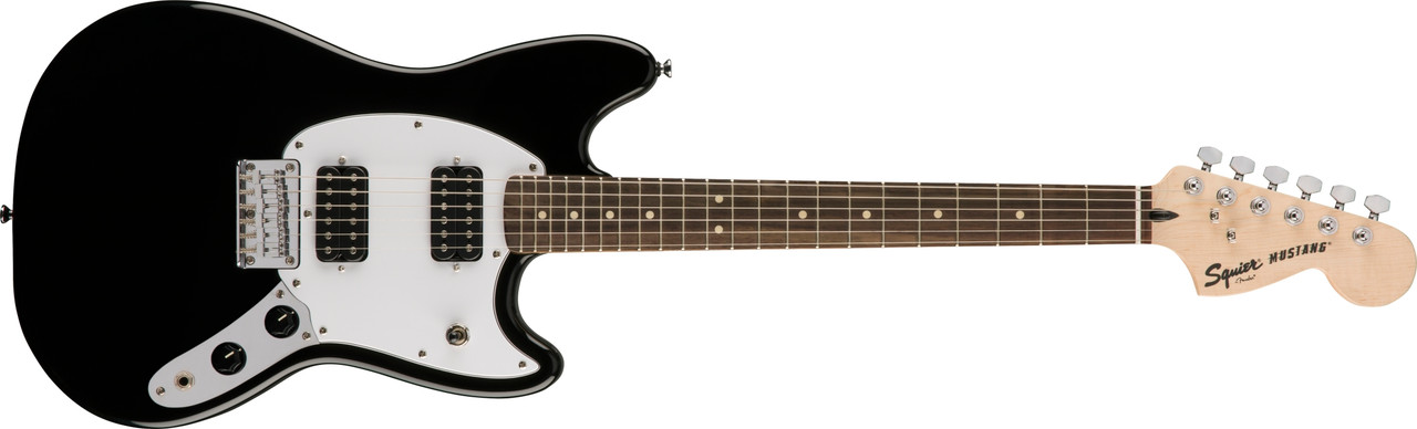 Squier Bullet Mustang HH Electric Guitar Black - Edmond Music