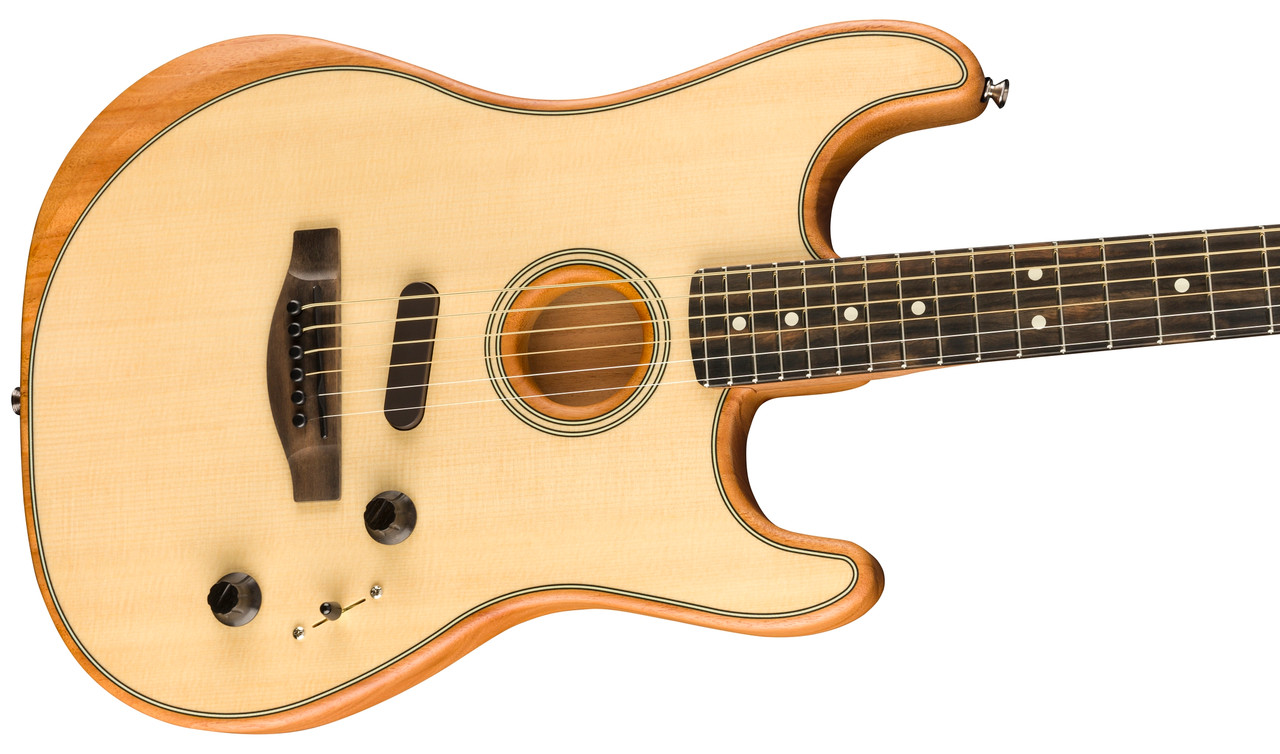 Fender USA Acoustasonic Strat（Natural） Fender American Acoustasonic Stratocaster Acoustic-electric