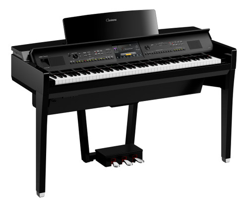Yamaha CVP805B Clavinova Ensemble Piano Black Matte - Edmond Music 