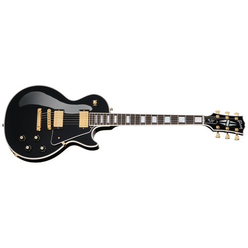 Gibson Les Paul Custom 70s Electric Guitar Ebony