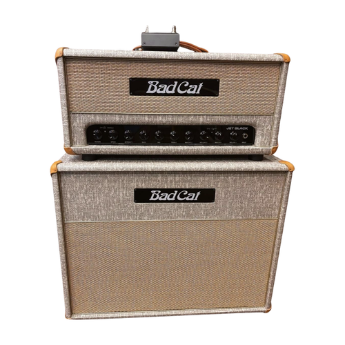 Bad Cat 38-Watt Jet Black Head and Cab Fawn Guitar Amp Edmond Music OKC Bad Cat 38-Watt Jet Black Head and Cab Fawn Guitar Amp Edmond Music OKC