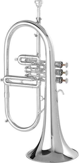 Getzen Eterna Flugelhorn w/Trigger Silver