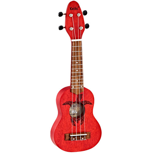 Ortega Keiki Soprano Uke Turtle Red