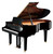 Yamaha C5X 6'7" Grand Piano Polish Ebony Larsen Music OKC