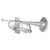 Bach 180s43R Stradivarius B♭ Trumpet - 43 Bell with Reverse Leadpipe - Silver Plated