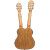 Ortega Double Neck A/E Uke w/Bag