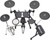 Yamaha DTX6K2-X Electronic Drum Set, 2 boxes, with DTX-PRO Module and RS6 Rack, Pad Set with XP80, TP70 (x3), KP90 Kick Tower Pad, HS650A, RHH135, PCY135 (x3)