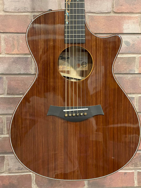 Taylor Custom Grand Concert Acoustic-Electric Guitar Cocobolo Sinker Redwood