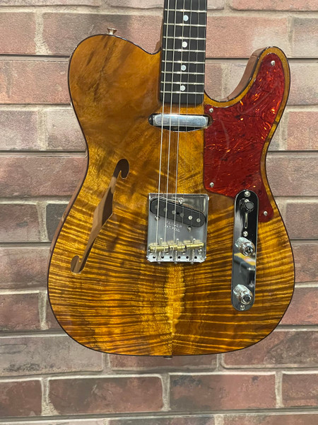 Fender Custom Shop Ltd Artisan Thinline Electric Guitar Tele Koa