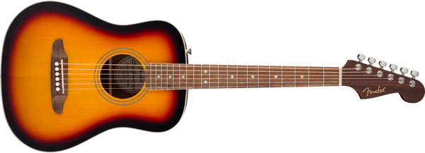 Fender California Standard Redondo Mini with Bag, Spruce Top, 3-Color Sunburst