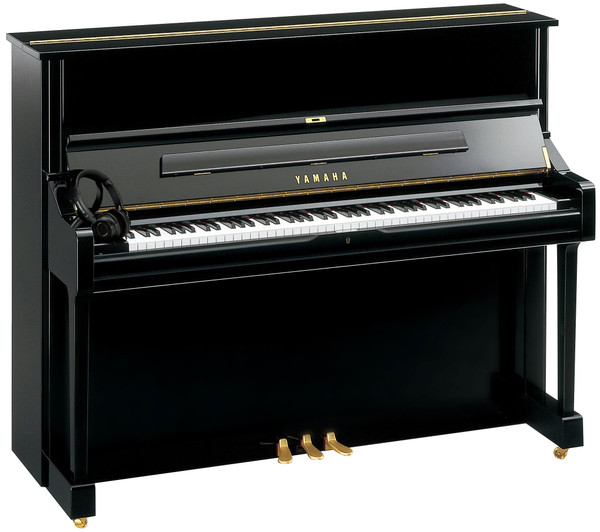 Yamaha 48" Disklavier Enspire Upright Piano Polished Ebony Larsen Music OKC