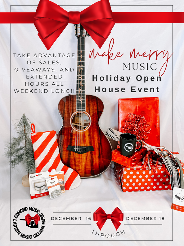 Edmond Music - Make Merry Music Holiday Sales Event