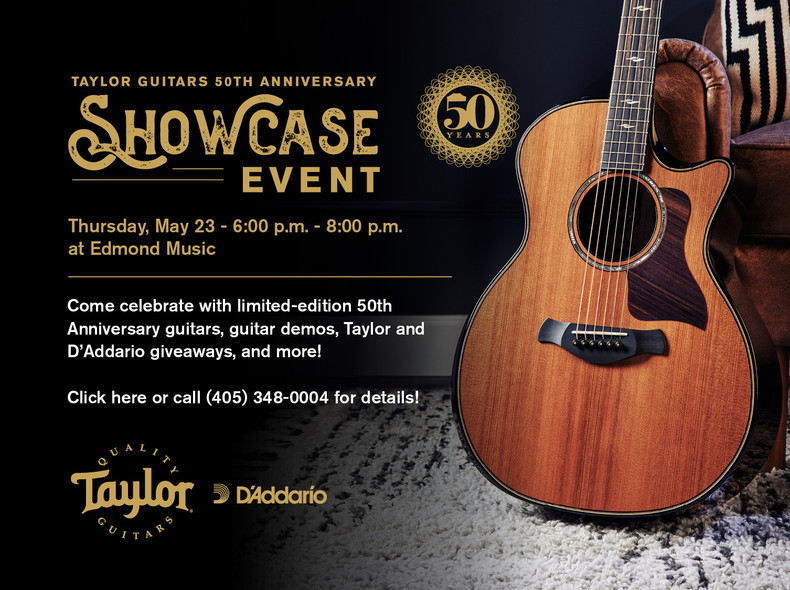 Edmond Music & Taylor Guitars’ 50th Anniversary Showcase