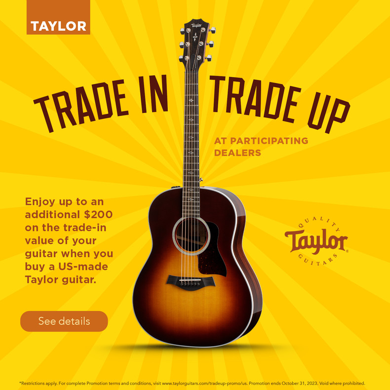 Upgrade Your Sound: Taylor Guitars' Trade In, Trade Up Event at Edmond Music