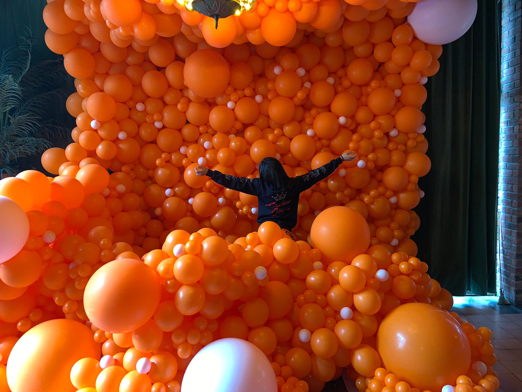Organic Balloon Wall!!!