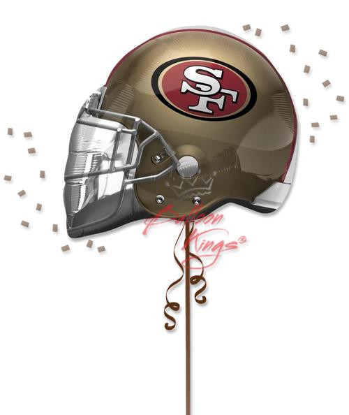 San Francisco 49ers Helmet -CD - Balloon Kings