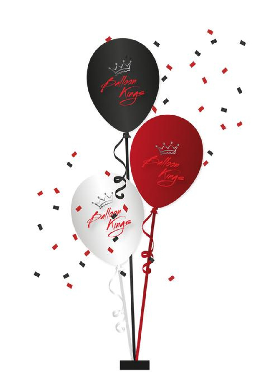 Elegant 3-Balloon Centerpiece Dallas – Table Decor