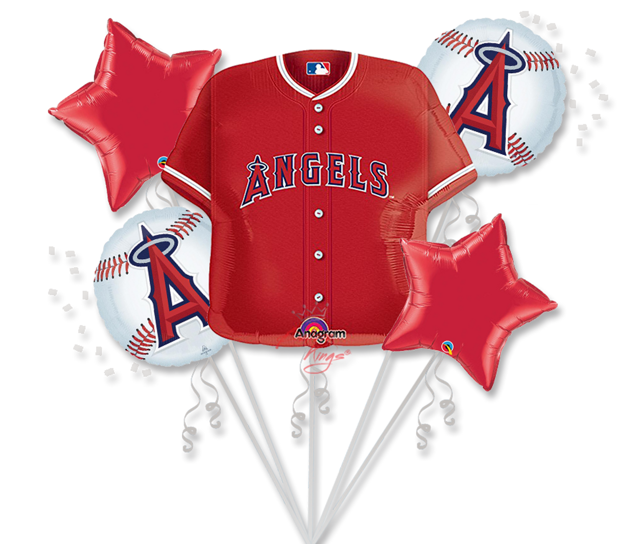  Anagram MLB Los Angeles Dodgers Baseball Jersey Foil