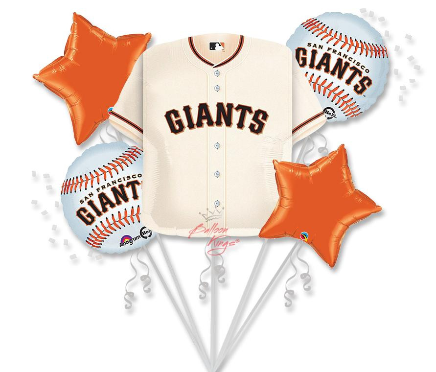 San Francisco Giants Bouquet Balloon Kings
