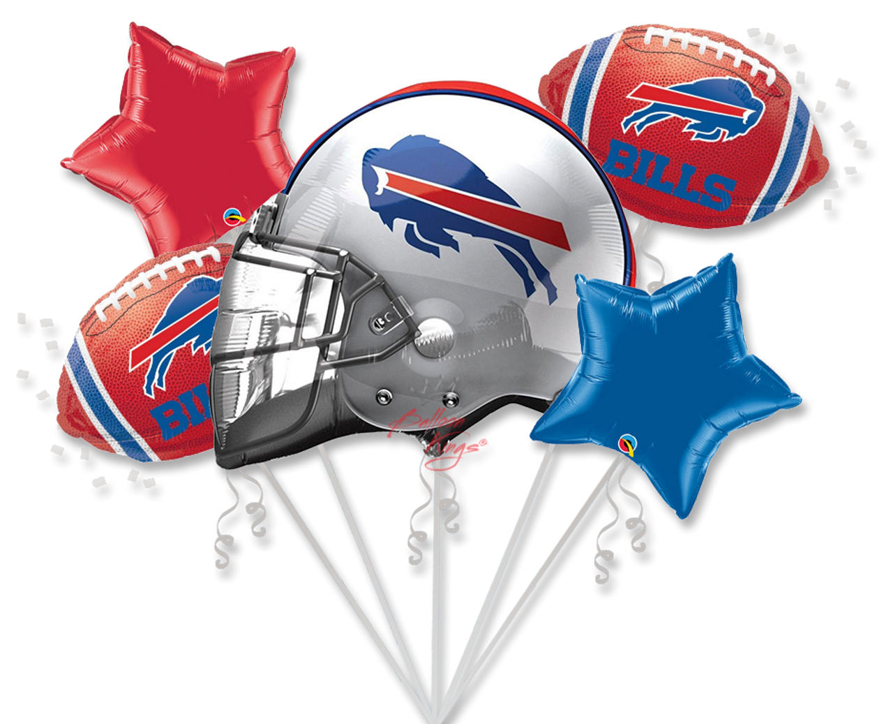 Buffalo Bills Bouquet - Balloon Kings