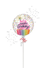 Hb Confetti Pink Rainbow Cupcake Sprinkle -CD
