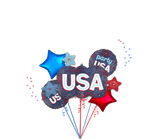 usa balloon bouquet patriotic fireworks nyc delivery