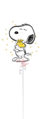 Anagram International Inc Snoopy And Woodstock -NJ 