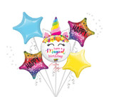 Mighty Bright Magical Birthday Unicorn Bouquet 