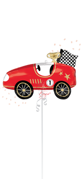Anagram International Inc Lrg Red Race Car