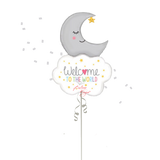 Betallic LLC Welcome To The World Baby Moon