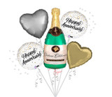 Betallic LLC Champagne Anniversary Bouquet 