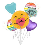 Betallic LLC Smiley Get Well Soon Bouquet 