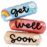 Betallic LLC Cheerful Get Well Soon Bandaid -CD 