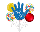 Way to Go High Five balloon bouquet