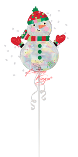 Anagram International Inc Iridescent Shimmering Snowman