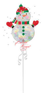 Anagram International Inc Iridescent Shimmering Snowman 