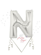 Betallic LLC Silver Letter N -HOU 
