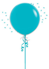 Sempertex 36in Standard Turquoise Blue -CD 