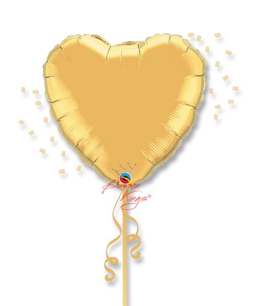 Pioneer Balloon Large Gold Heart -CD 