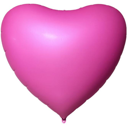 5ft Jumbo Hot Pink foil heart balloon for Valentine's day