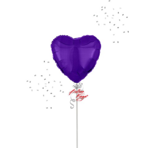 purple heart balloon dallas royal purple foil balloon delivery