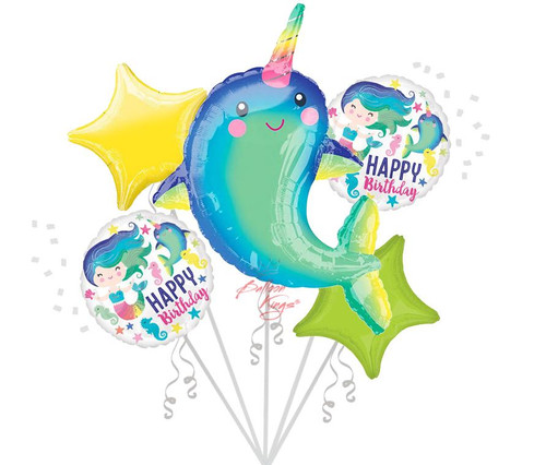 Anagram International Inc Happy Narwhal Bouquet -CD 