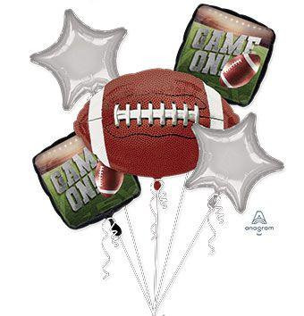 Football Balloons Game On Bouquet Dallas Delivery