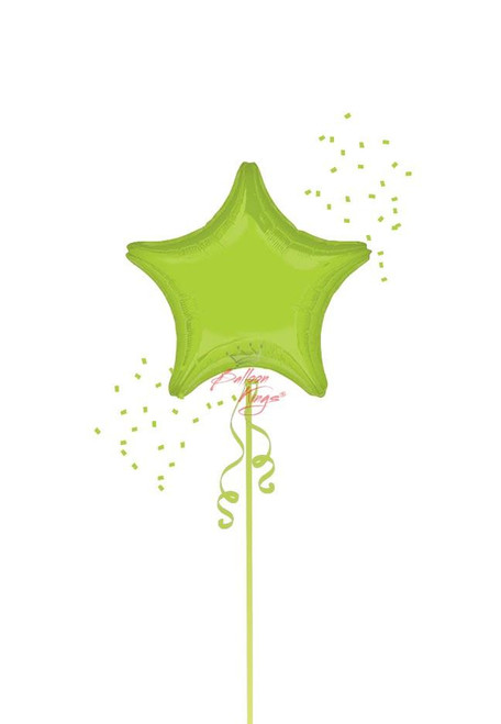 Anagram International Inc Vibrant Green Star -NJ 